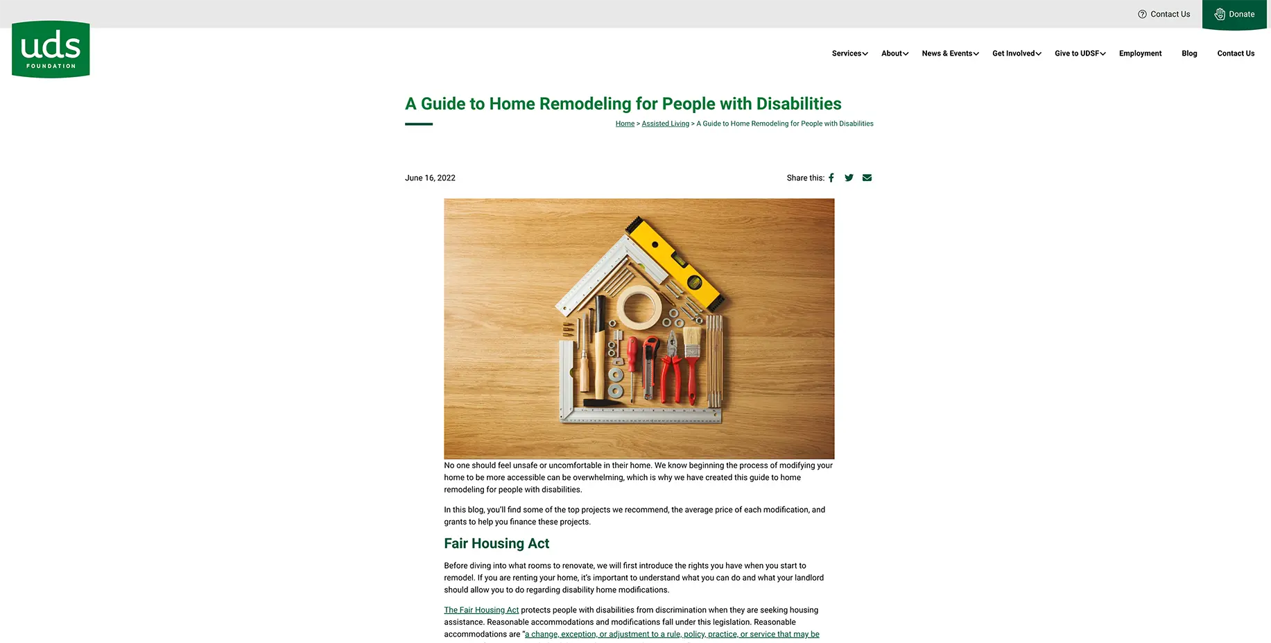 Home Remodeling for the Disabled Article