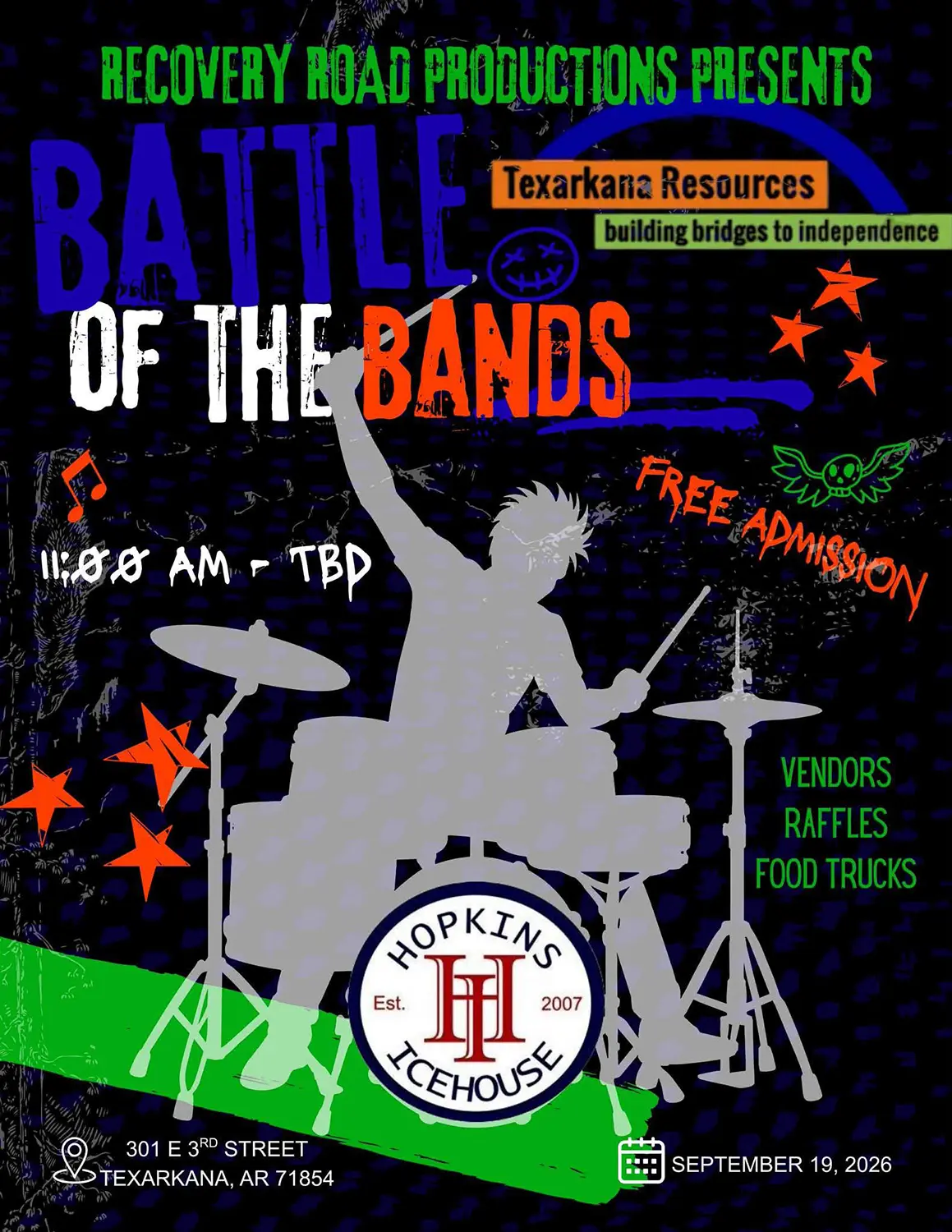 2026 Battle of the Bands event. September 19. 2026